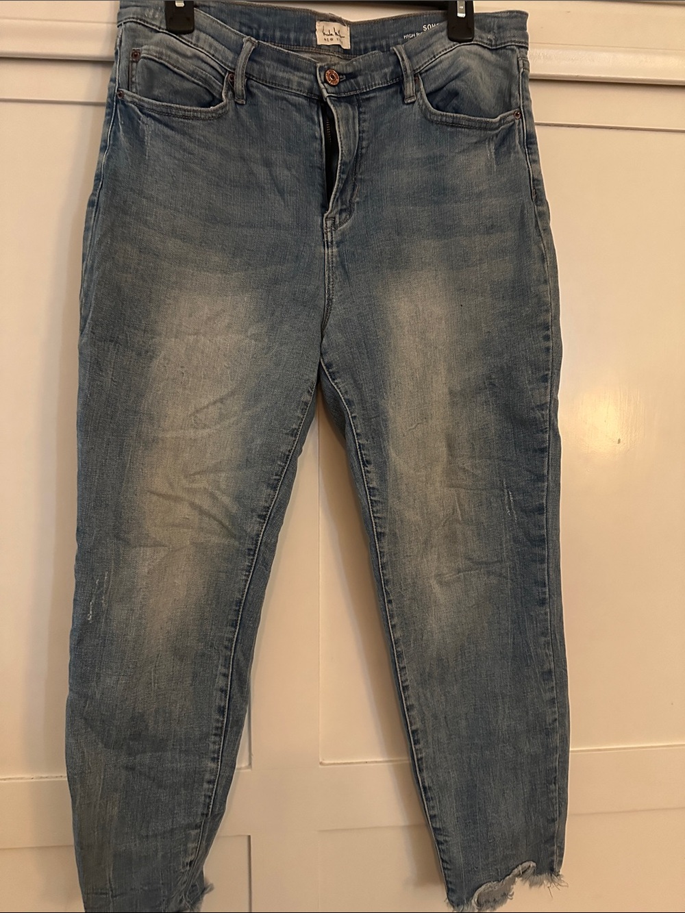 Nicole Miller Light Blue Slim Straight Jeans